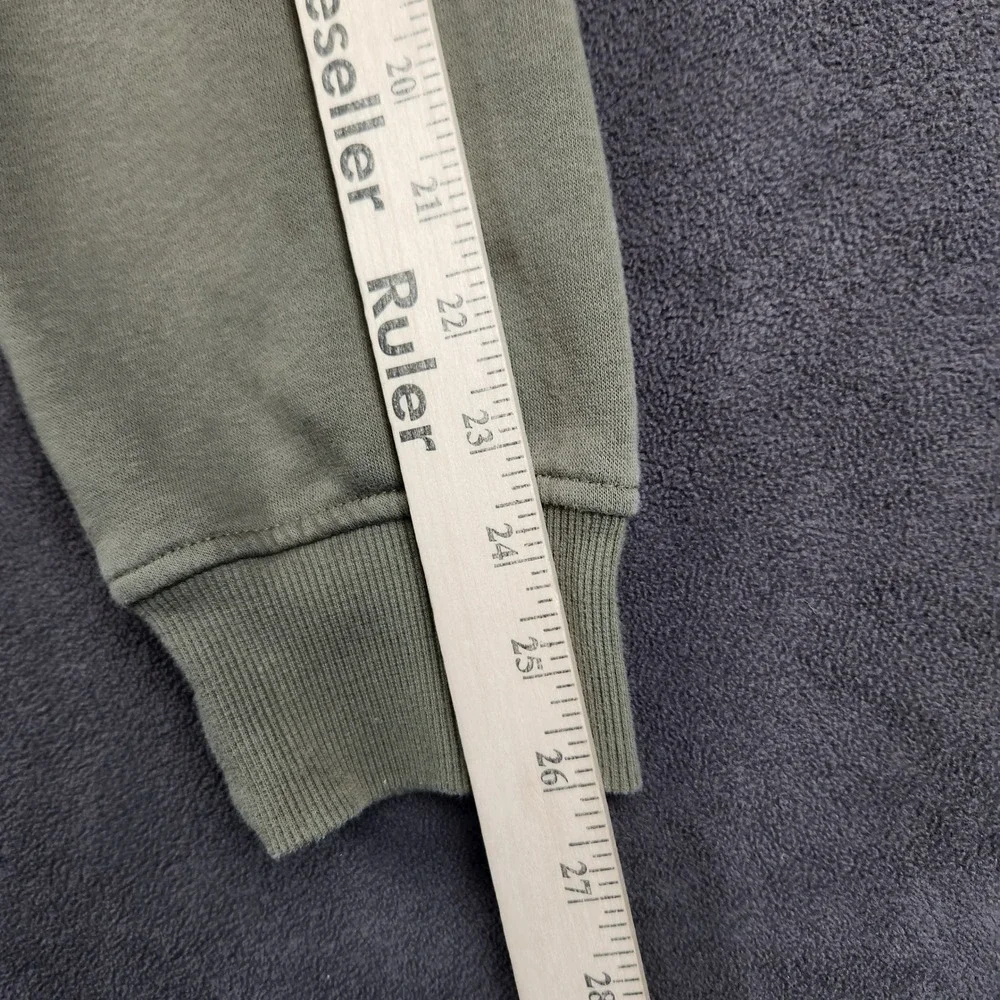 True‎ Religion Old Skool Hoodie Mens Large Olive Green Buddha Graphic Full Zip